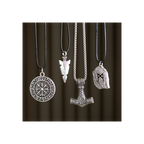 Vegvisir Viking Compass Viking Cord Necklace