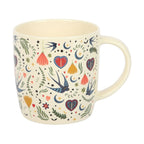 Cream Midnight Bloom Print Mug 350ml