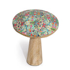 Wooden Garden Mushroom - Mediterranean Tile Design