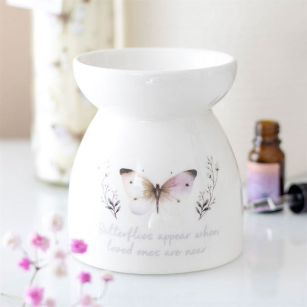 Butterflies Appear Oil Burner - Memorial Gift