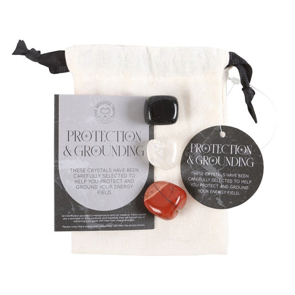 Protection and Grounding Healing Crystal Set