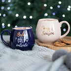 Snuggle Season Ceramic Mug - Rose Gold