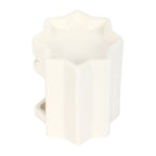 White Star Oil Burner - Ceramic Star Cut Design
