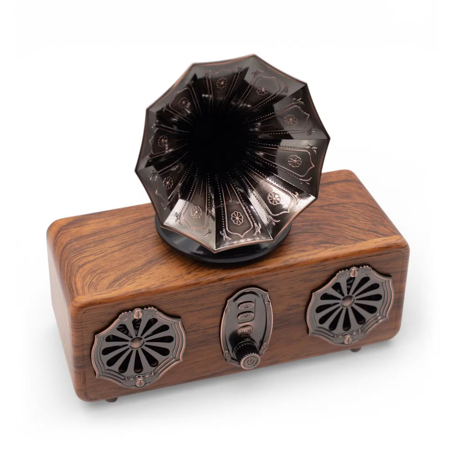 Retro Mini Double Gramophone Bluetooth Speaker