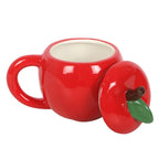 Apple Shaped Lidded Mug 550ml