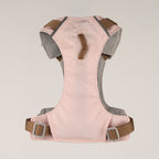 PAW - S (4-8Kg) Dog Step-in Guardian Harness with Reflective Mesh - Soft Pink - Rose Quartz Charm