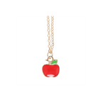 Best Teacher Apple Necklace on Greeting Card